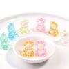 Acrylic Transparent Bear Pendant DIY Necklace & Phone Chain Jewelry Accessory