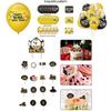 2022 Happy New Year Party Supplies Decorations Elegant Gold Balloon Set And Banner
