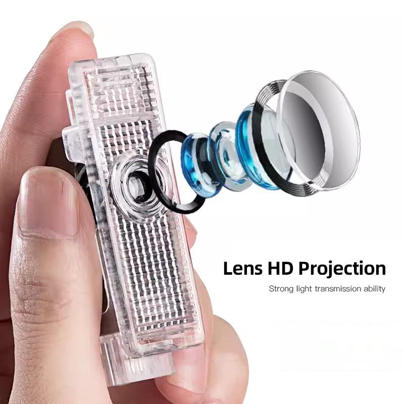 2Pcs Led HD Car Door Logo Welcome Light Projector Lamps For Toyota Corolla Yaris Aygo Prius CHR Camry Auris Avensis Land Cruiser