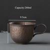 KuBac HoMmi New INS Stoneware Handmade Japanese Style Vintage Coffee Cup Afternoon Tea Ceramic Mug Set Retro Coffee Cup