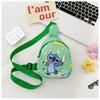 Stitch Printed Shoulder Crossbody Chest Bag Children Cartoon Leisure Outdoor
