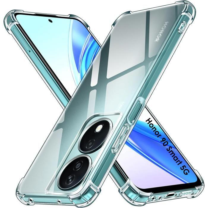 Case for Honor 90 Smart 5G - Phonillico - Shockproof - Soft TPU - Transparent - Reinforced Protection
