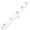 NADH5 3D ABS car Emblem Skoda Letter front hood Rear Tailgate trunk Decals badge sticker For Skoda Rapid Octavia A5 RS Kodiaq Fabia A7