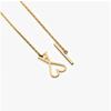 Ami Heart Logo Chain Necklace Ujw918 361 902