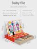 Magnetic Wooden Dress-Up Puzzle Board for Kids