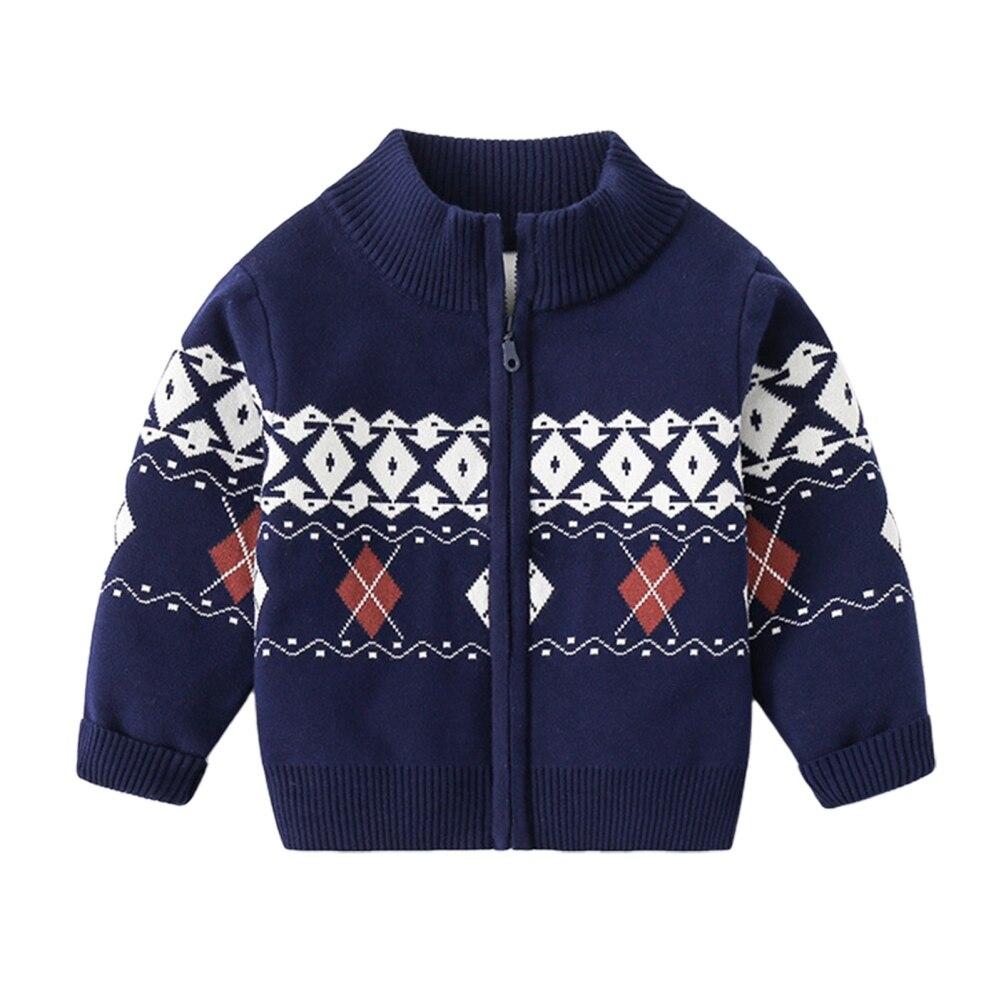 Детский вязаный кардиган, свитер с длинными рукавами, повседневная верхняя одежда
