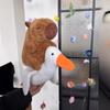 Верховая езда крокодил и гусь капибара плюшевая мягкая пушистая плюшевая игрушка кукла капибара игрушка декоративная подушка подарок на день рождения домашний декор