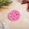 Bell Shaped Mold Christmas Silicone Mold, with 8 Christmas-Themed Shapes, Non-Stick Durable Easy Clean for Chocolates Fondant Soap Multi-scenario