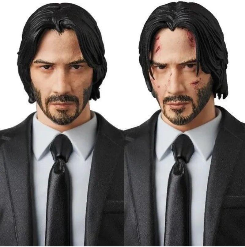 Mafex 085 Фигурка Джона Уика Коллекционная модель Суставы Двигаются Настольное Украшение Подарок на День Рождения Ребенку Игрушки Украшение