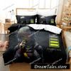 Fashion Anime 3D Arknights Bedding Sets Duvet Cover Set with Pillowcase Twin Full Queen King Bedclothes Bed Linen Customizable