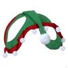 Santa Hat for Horse Equestrian, Cap,Ear Slip On Xmas Costume,Christmas Cap,Christmas Accessory
