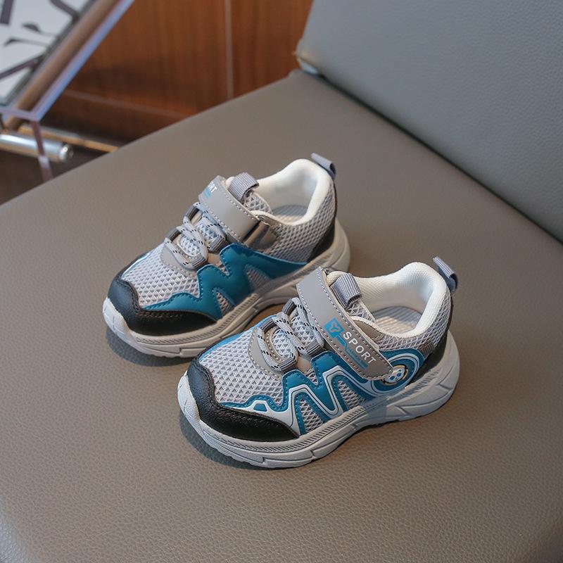 Children's Sports Shoes 2025 Spring Boys' Mesh Running Shoes Non-slip Girls' Toddler Shoes