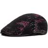 Spring Fashion Print Denim Women's Beret Summer Soft Top Breathable Sun Visor Hat Men Flat Cap Newsboy Caps Adjustable