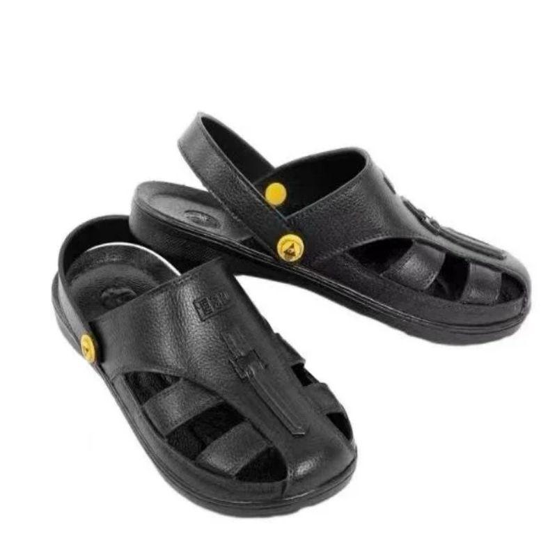 Антистатические сандалии с мягкой подошвой и защитой пальцев от скольжения