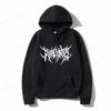 Gothic Hoodie Men Women Fashion Hoodies Autumn Winter Fleece Streetwear Tops