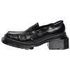 Dr. Martens Maybole Leather Comfortable Square-Toe Loafers 4.4cm Unisex Loafers Black 42063001
