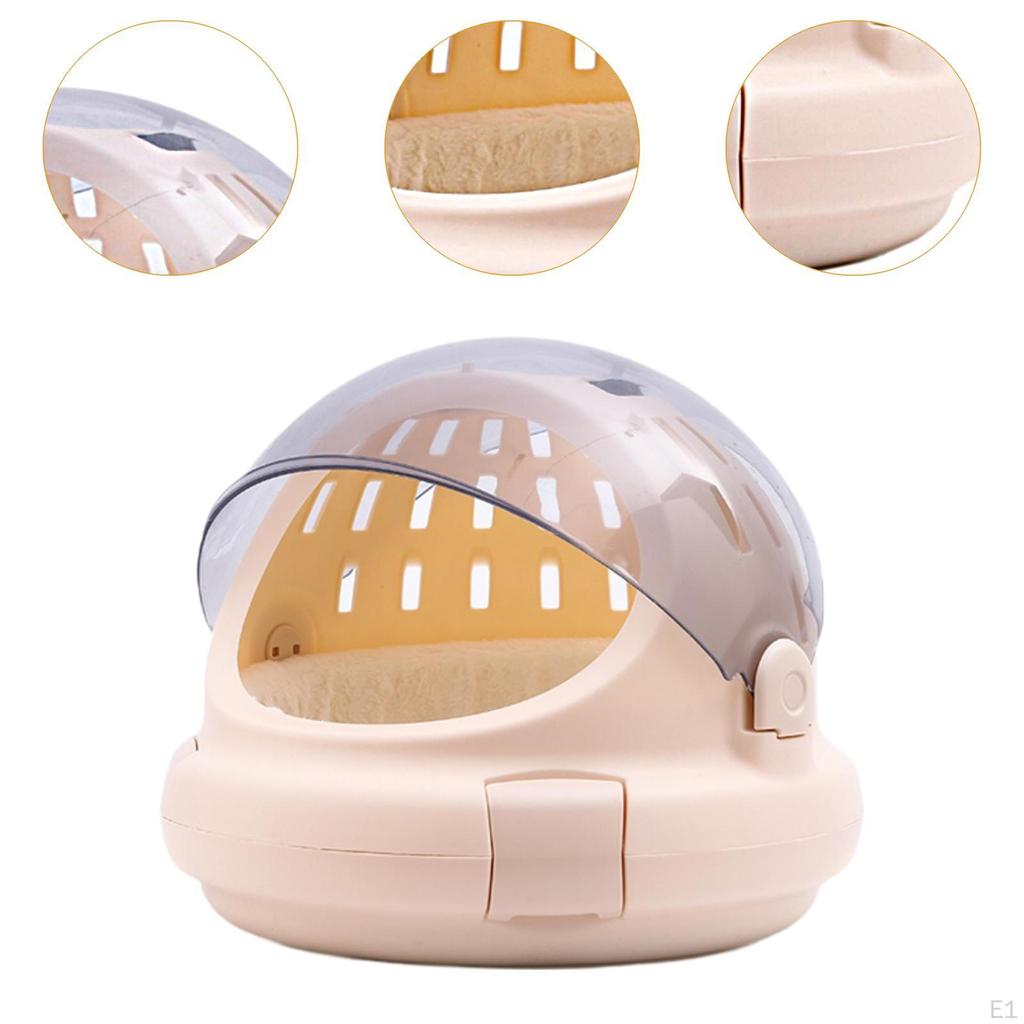 Cat Carrier Pet Travel Dog Crate Lightweight Small for Outdoor Use