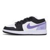 Air Jordan 1 износостойкие нескользящие низкие винтажные баскетбольные кроссовки мужские Черно-фиолетовые 553558-131(Команда85-)