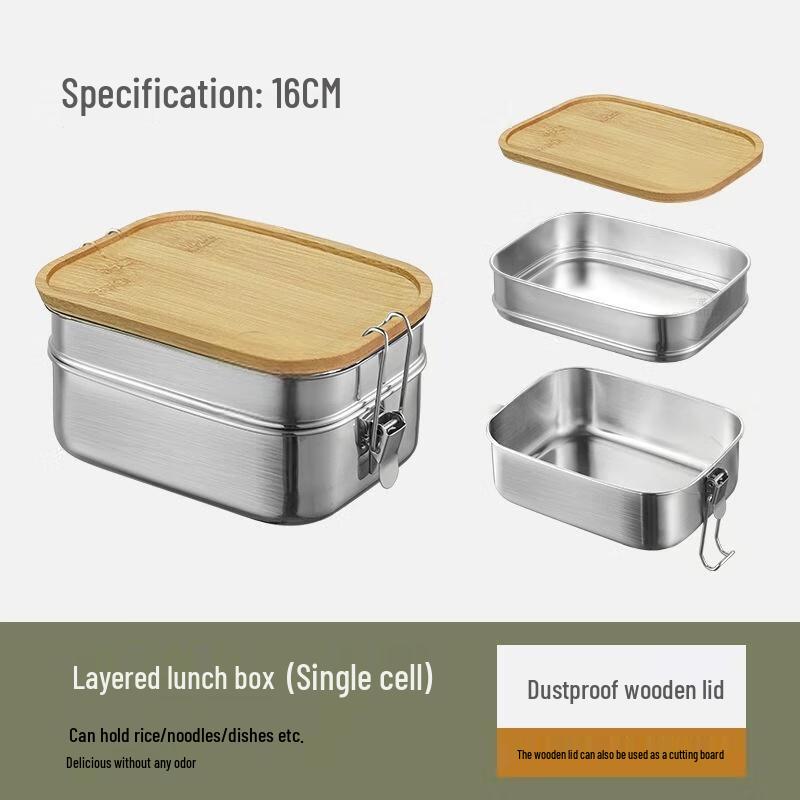ZISIZ 304 Stainless Steel Lunch Box