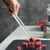 Кухонные щипцы для приготовления пищи с мелкими зубцами Кухонные щипцы с длинной ручкой Пищевой пинцет из нержавеющей стали Кулинарные щипцы для барбекю Паста Салат