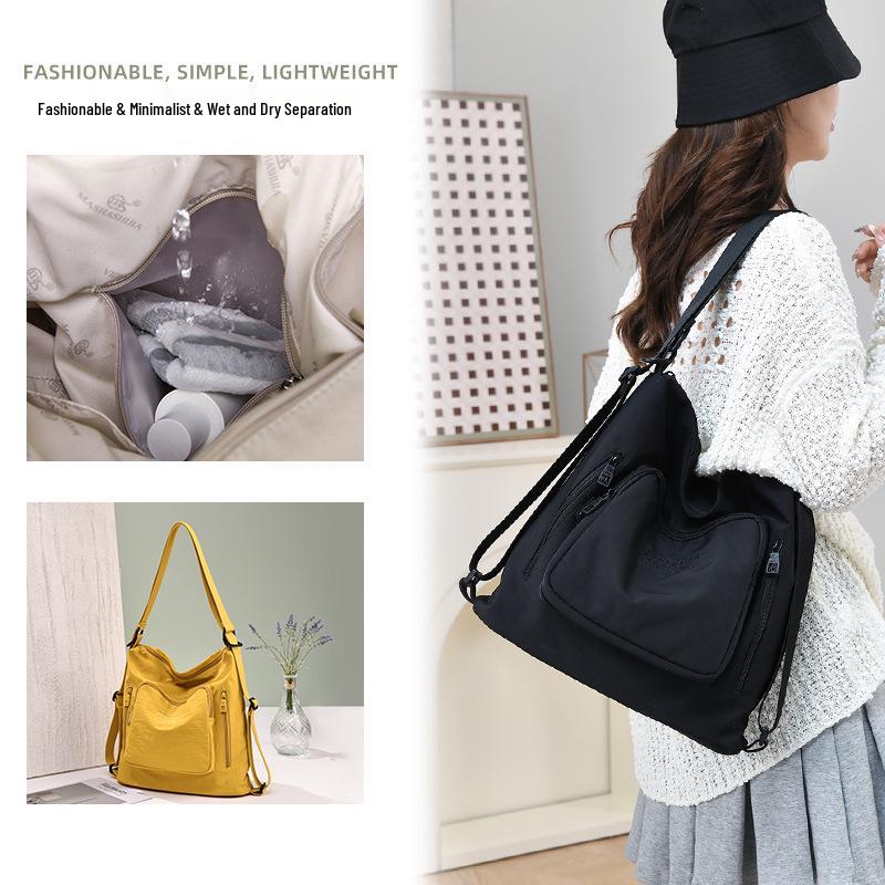 2025 Мода Японии и Южной Кореи Женская большая вместительная сумка через плечо и повседневный студенческий рюкзак