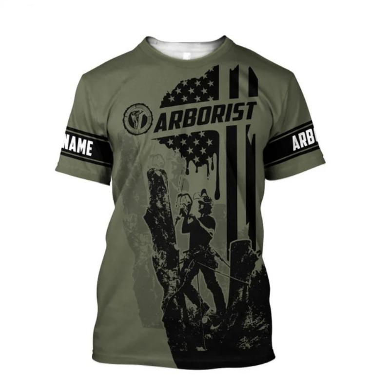 Летняя мужская быстросохнущая футболка Lumberjack с 3D-принтом, свободная, модная, большого размера, с коротким рукавом, качественная рубашка