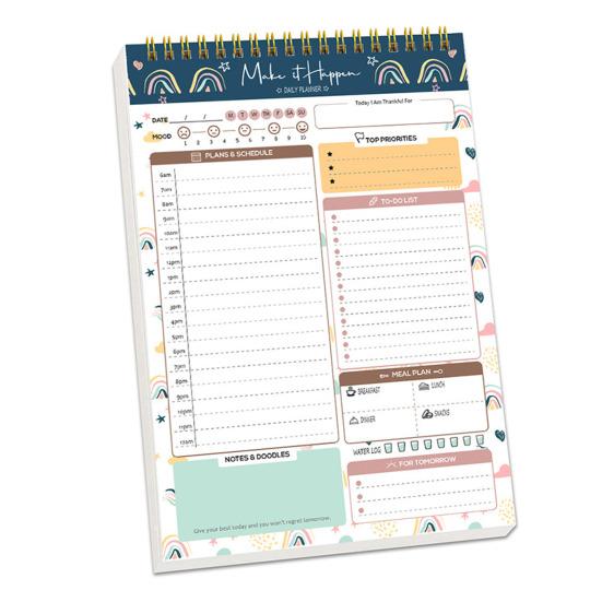 Целеустремленная книга-планировщик формата А5 Плавное письмо Без растекания чернил Эффективное достижение целей