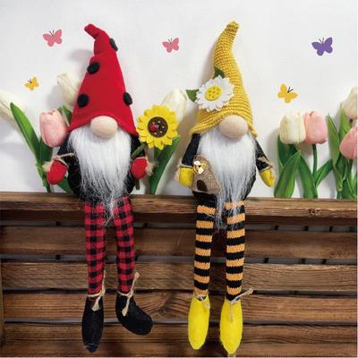 Трансграничный Садовый Божья коровка и Пчела Кукла с длинными ногами Украшение для Домашней Витрины