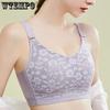 Wire Free Non-Foam Lace Bra For Women's Full Coverage M-3XL