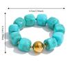 Acrylic Square Beads Bracelet Colorful Stack Hand Chain Elastic Geometric Bracelet  Party Jewelry