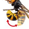Kaiyodo Rebogio Giant Hornet Общая длина приблизительно 180 мм ПВХ ABS окрашенная подвижная фигурка перепродажа RG004S &