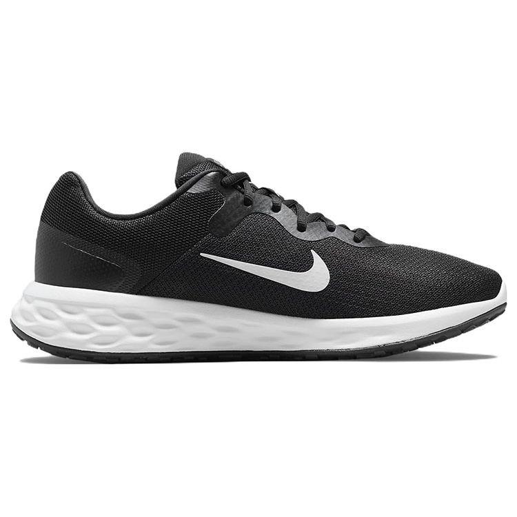 Nike Revolution 6 Extra Wide Черно-Белые Мужские Кроссовки Железно-Серые DD8475-003