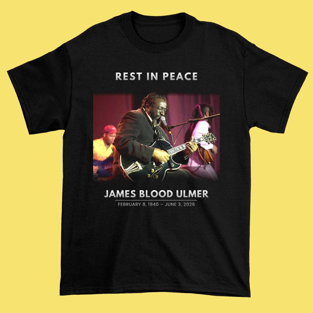 James Blood Ulmer Black Cotton Shirt All size S-5XL Unisex L731