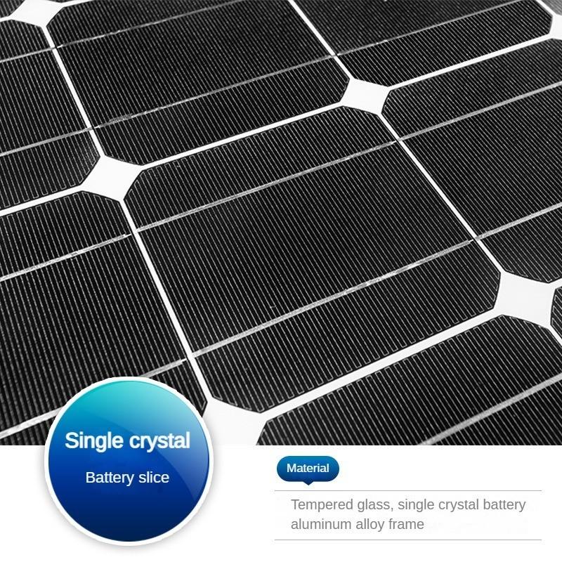 Новая гибкая солнечная панель 18 В бытовой фотоэлектрический модуль монокристаллическая солнечная панель система генерации электроэнергии
