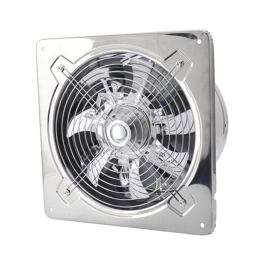 Exhaust Fan Multifunction Stainless Steel Kitchen Ventilation Fan for Kitchen Bathroom Warehouse