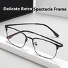 Blue Light Blocking Reading Glasses Men Photochromic Presbyopia Eyeglasses Prescription Glasses For Hyperopia With Diopter +1.25