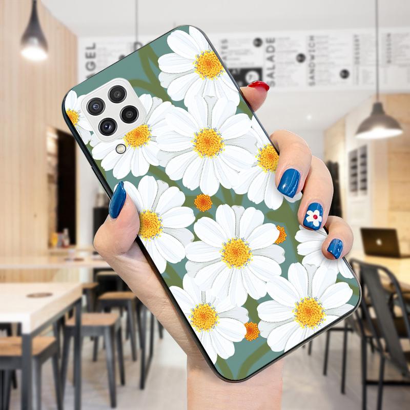 Чехол с акварельной живописью и горными цветами, противоударный мягкий силиконовый защитный чехол из ТПУ для телефона Samsung