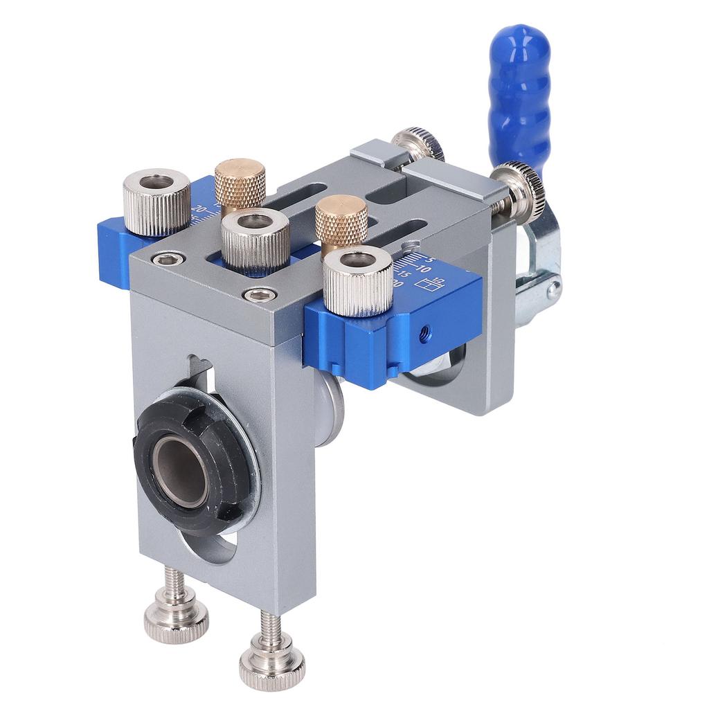 3 In 1 Hole Punch Locator Round Wood Doweling Kit Hand Drilling Puncher for Furniture Woodworking Pr