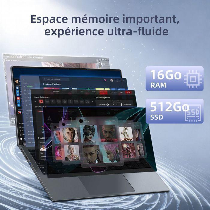 Портативный ИИ-ПК 15,6" 2-в-1 Сенсорный Full HD, AMD Ryzen 5 7430U(до 4 ГГц),DDR4 16 ГБ ОЗУ 512 ГБ SSD, Windows 11 PRO, HDMI
