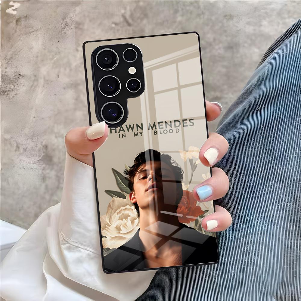 Чехол для телефона Shawn Mendes для Samsung S26 S25 Plus S20 S20 Plus S22 Ultra S23 FE S21 Plus S21 Ultra Стеклянная крышка