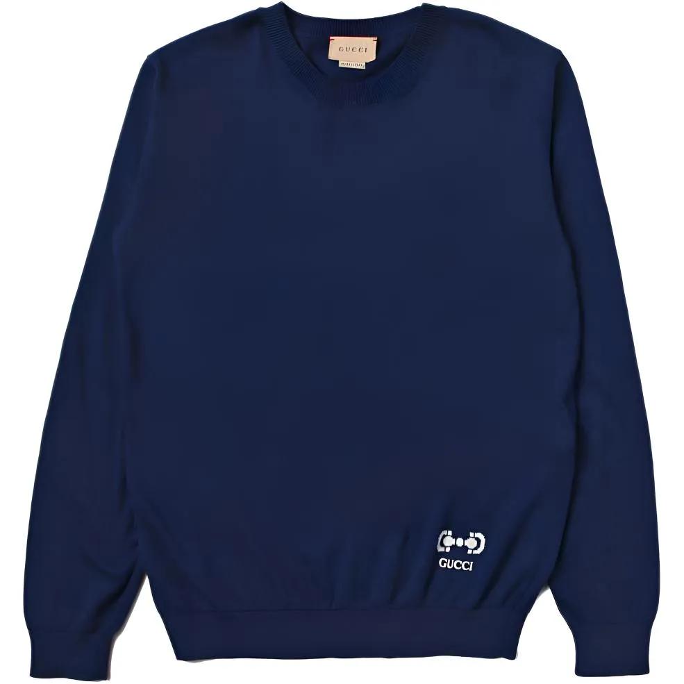 GUCCI Kids Sweaters Crew Neck Moderate (Unisex) Sweaters 744837 XKC89 4347