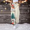 Women's Casual Fashion Sweatpants Christmas Printed Casual Pants