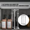 Rustproof Kitchen Sink Support System with 41cm to 71cm Height Adjustment Ranges Strong Metal Sink Stabilizer for Home