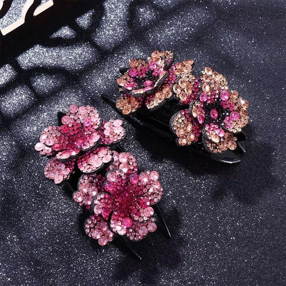 Rhinestone Hair Clip Korean Style Duckbill Clip Fashion Women Hair Claw Hair Accessories