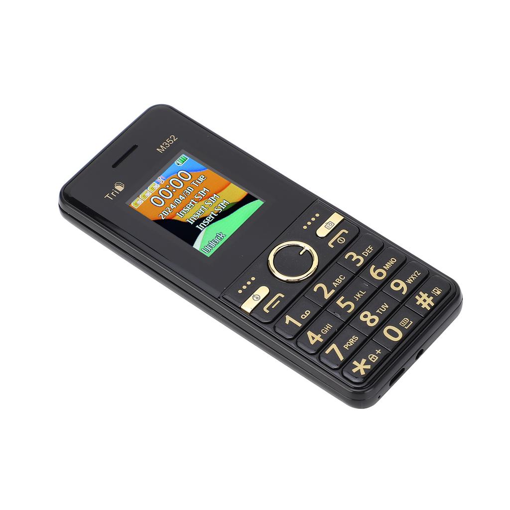 2G GSM Seniors Cell Phone 3 SIM Card 3600mAh Battery Life Unlocked Button Phone for Elderly Gifts