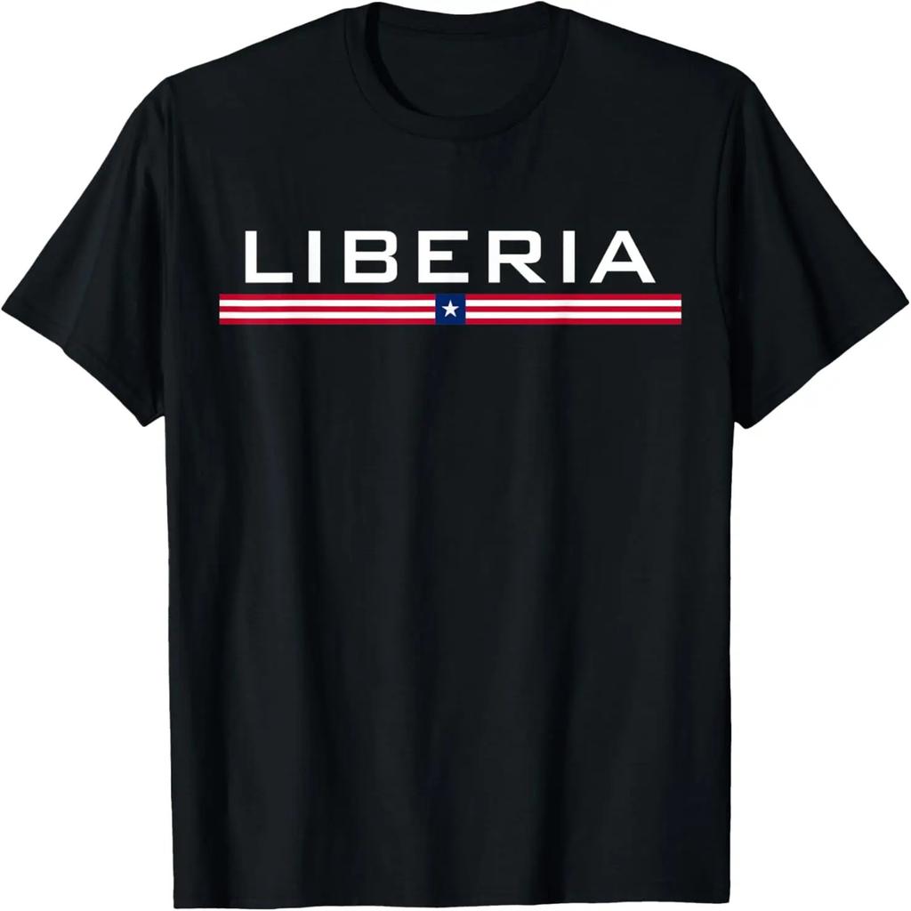 LIBERIA FLAG LIBERIAN SPORTS ATHLETIC TEAM JERSEY T-Shirt