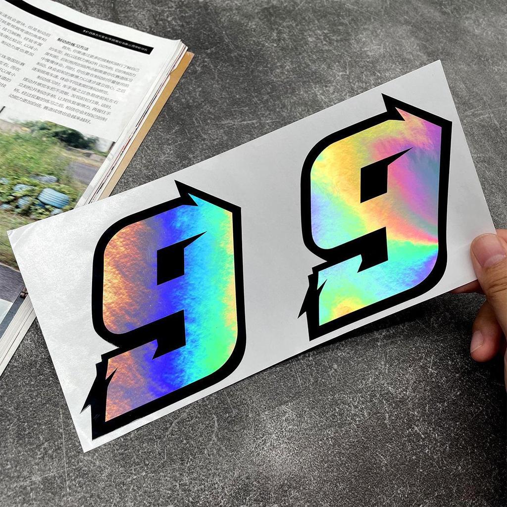 Белые светоотражающие наклейки JDM для автомобиля, водонепроницаемые декоративные чехлы для мотоциклов