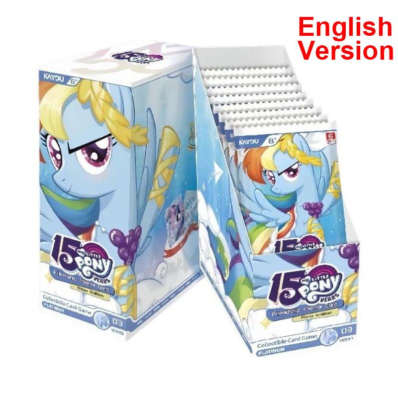 [NEW]KAYOU Genuine My Little Pony Cards English Version Rainbow Moon Edition Friendship Eternal Collectible Cards Kid Toy Gifts