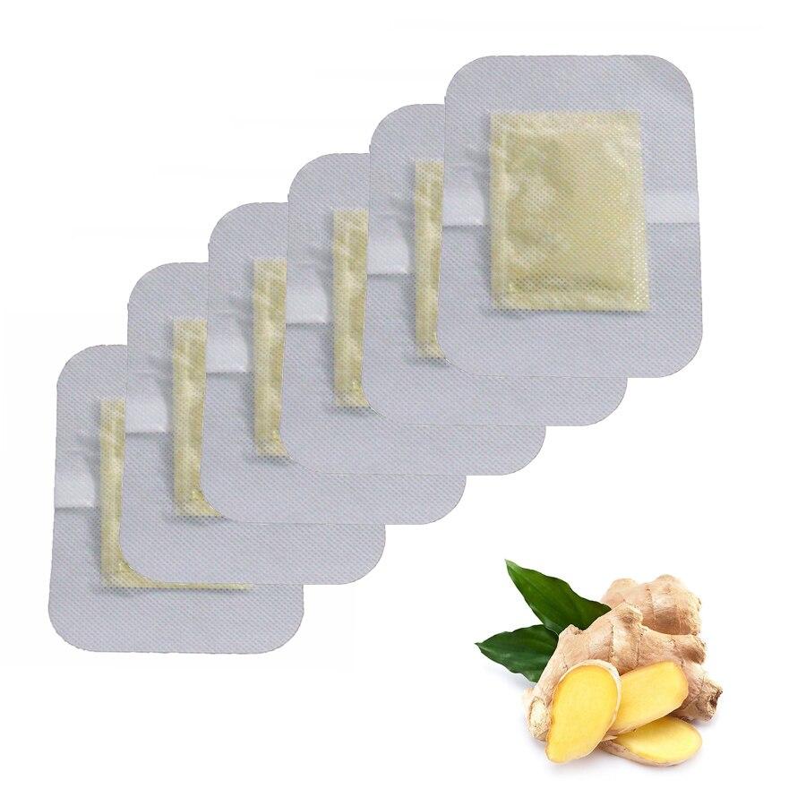 6 шт./пакет пластырь для ног с эфирным маслом лаванды/розы/имбиря