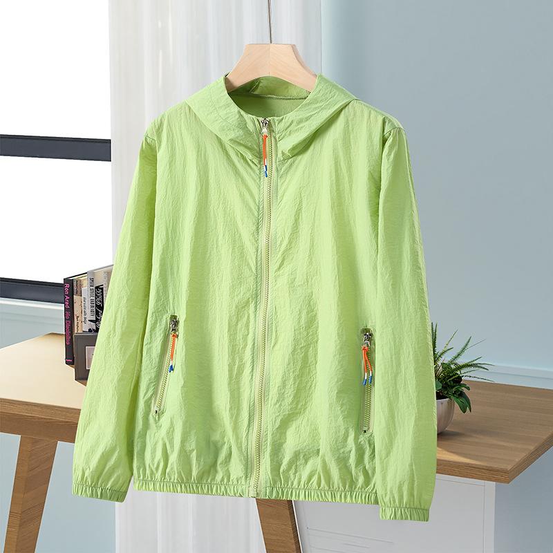 Ветрозащитная, быстросохнущая, прочная, свободная, женская куртка, простая, красивая, с карманами на молнии, весенне-летняя одежда 7XL